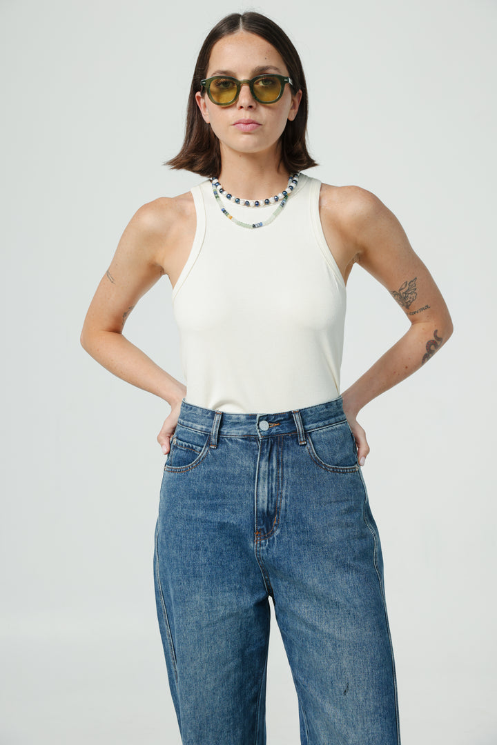 Soho White Tank