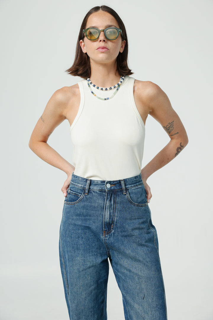 Soho White Tank