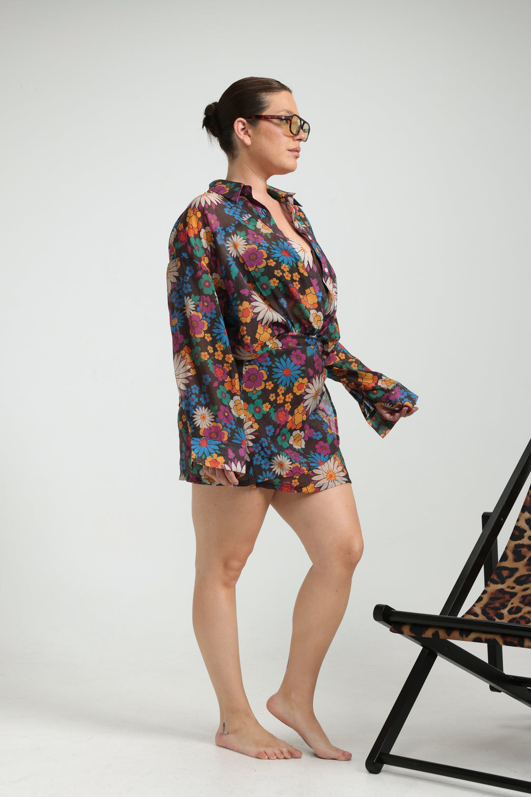 Fluid Floral Skirt