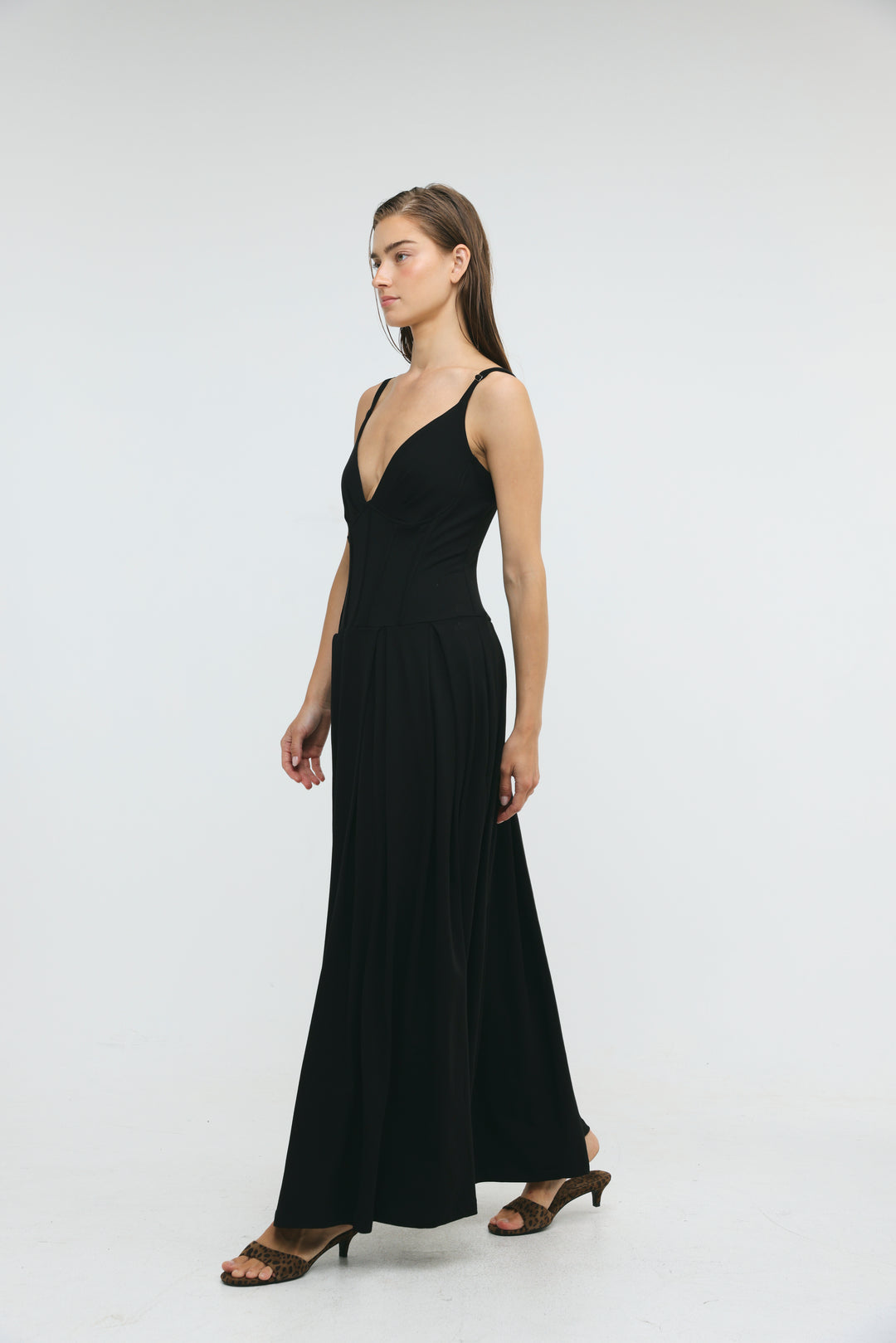 Sunray Black Dress
