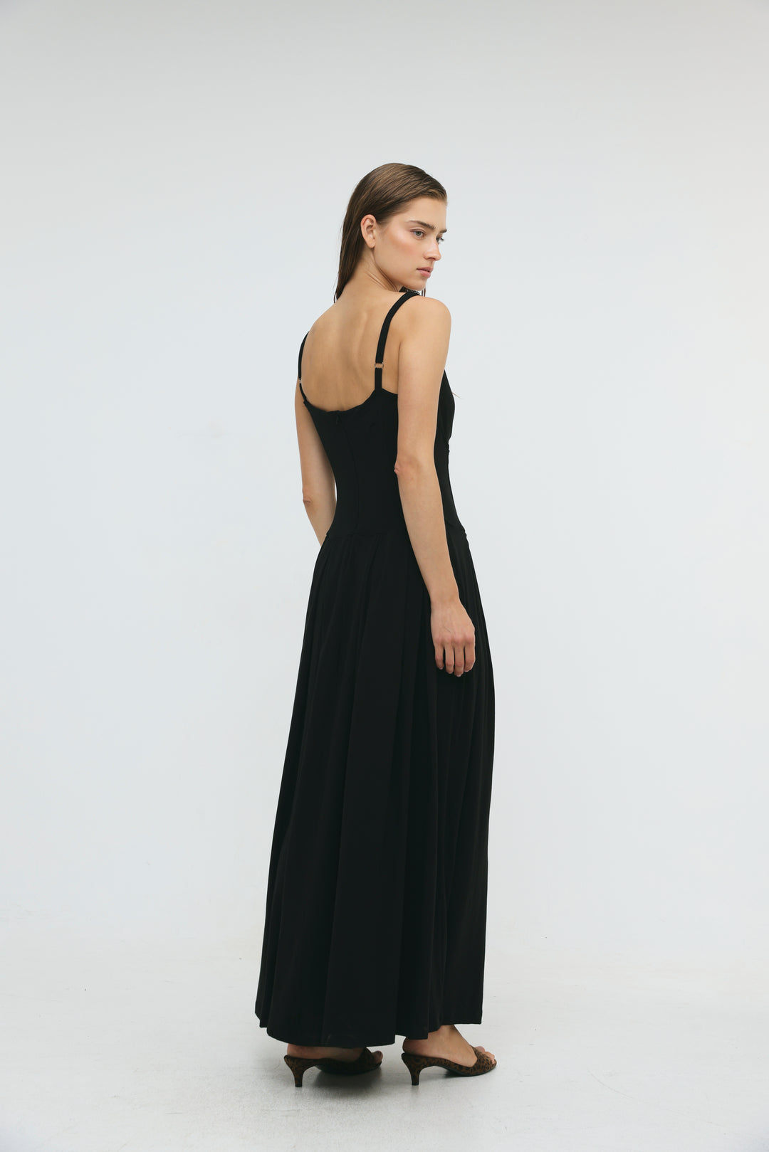 Sunray Black Dress