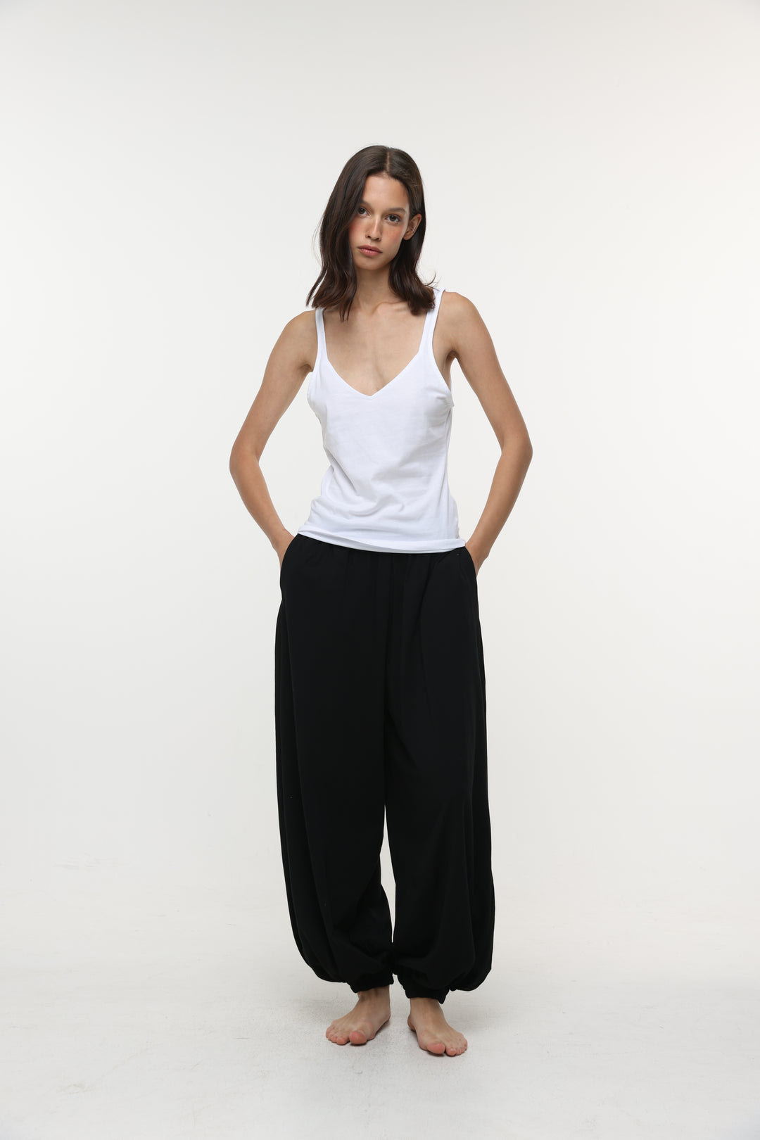 Clean50 Black Balloon Joggers