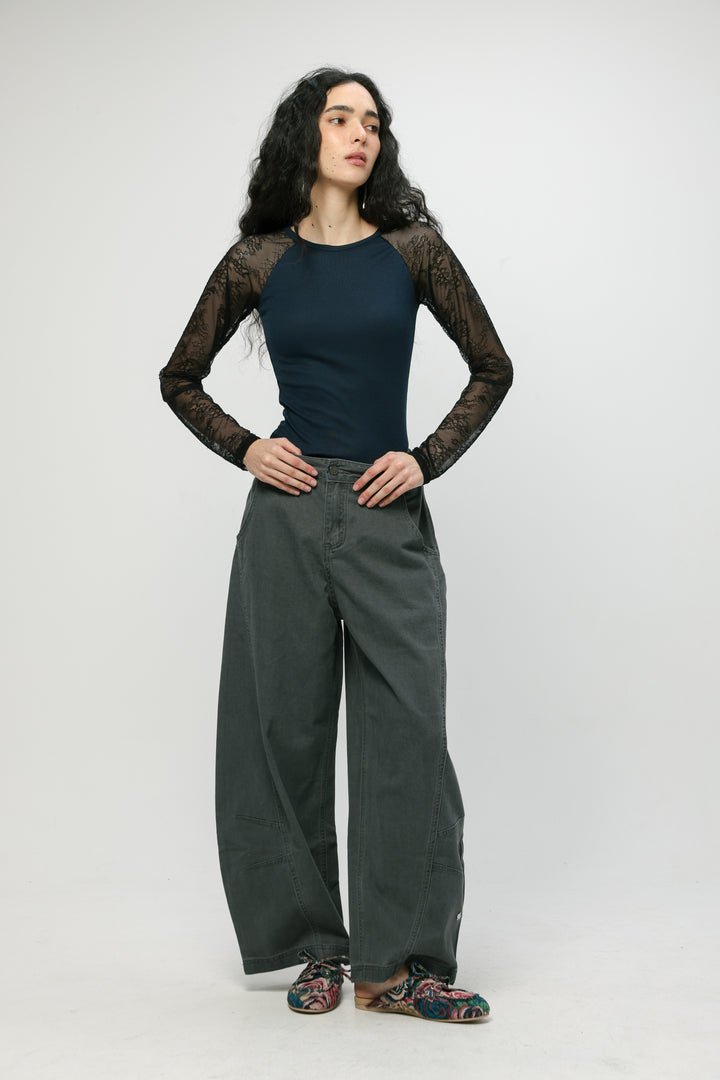 Star 123 Grey Denim ג'ינס אפור נשים