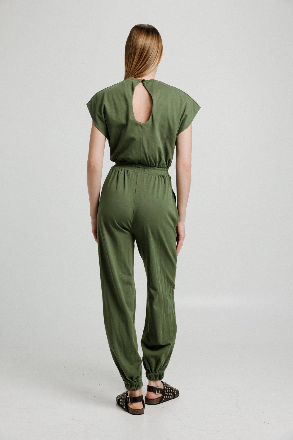 Vibes Green Jumpsuit