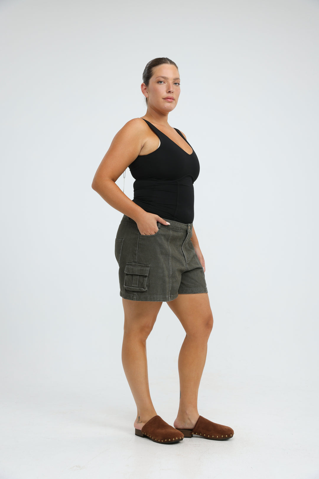 Adventure Olive Shorts