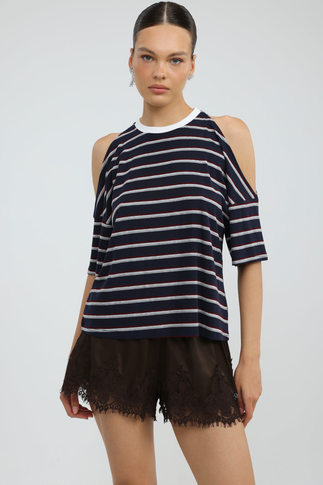 Dune Navy Striped T-Shirt