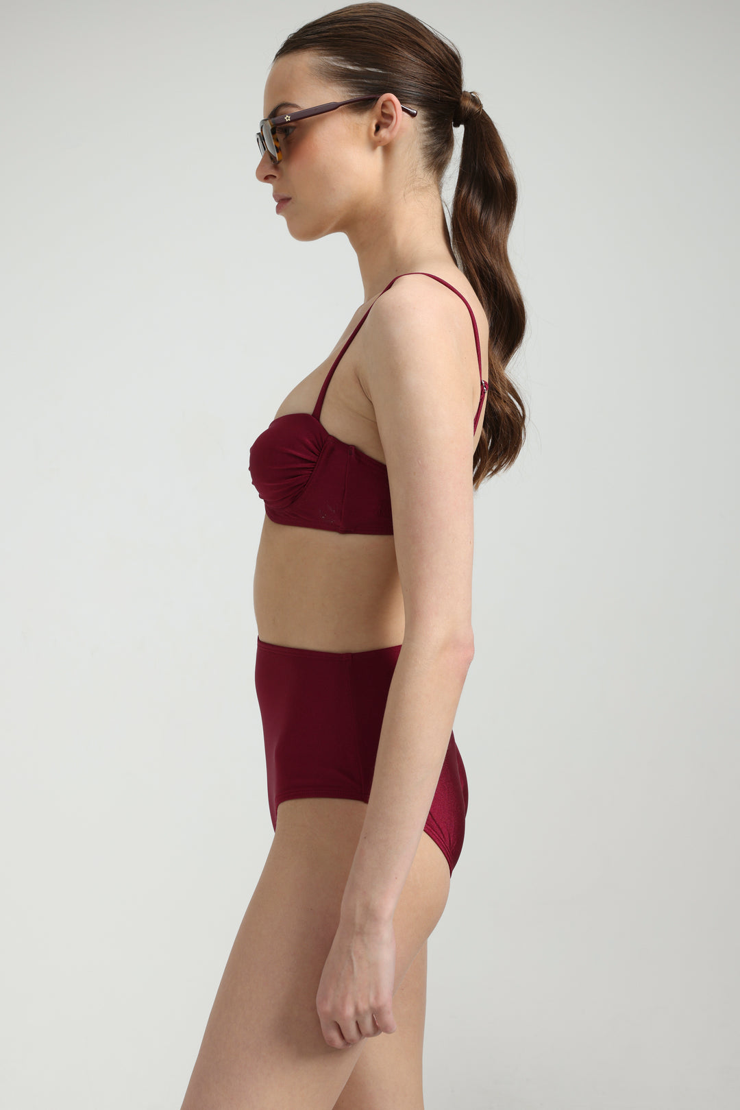 Romanticism Wine Bikini Top