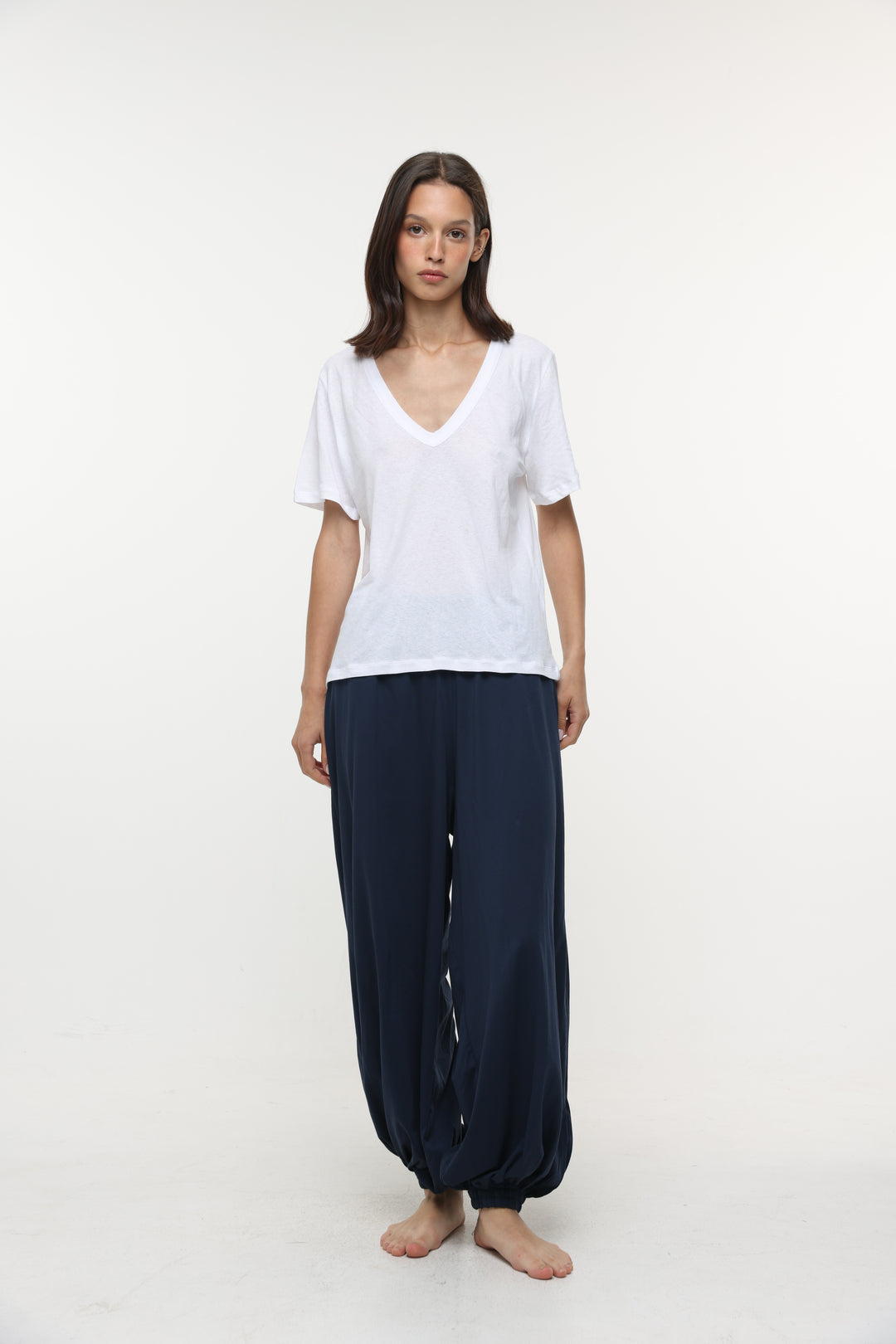 Clean51 White V T-Shirt