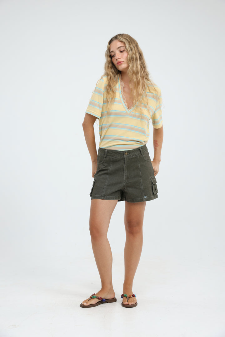 Adventure Olive Shorts