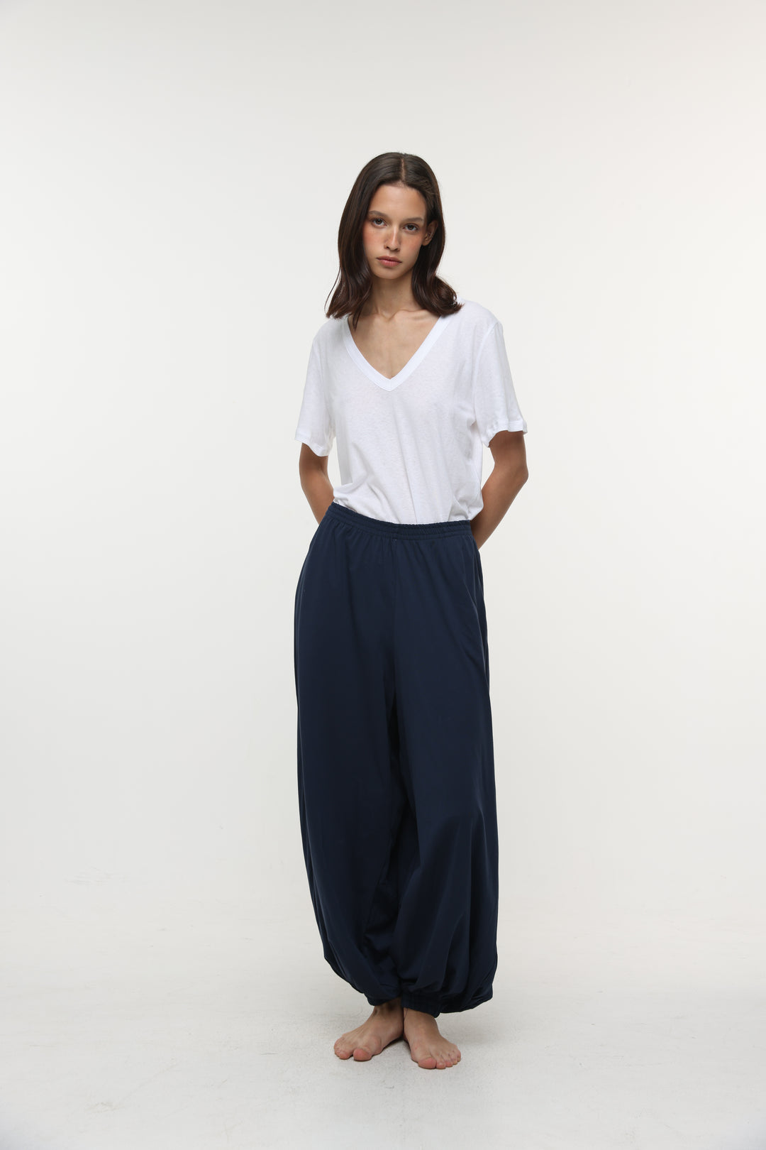 Clean50 Navy Balloon Joggers