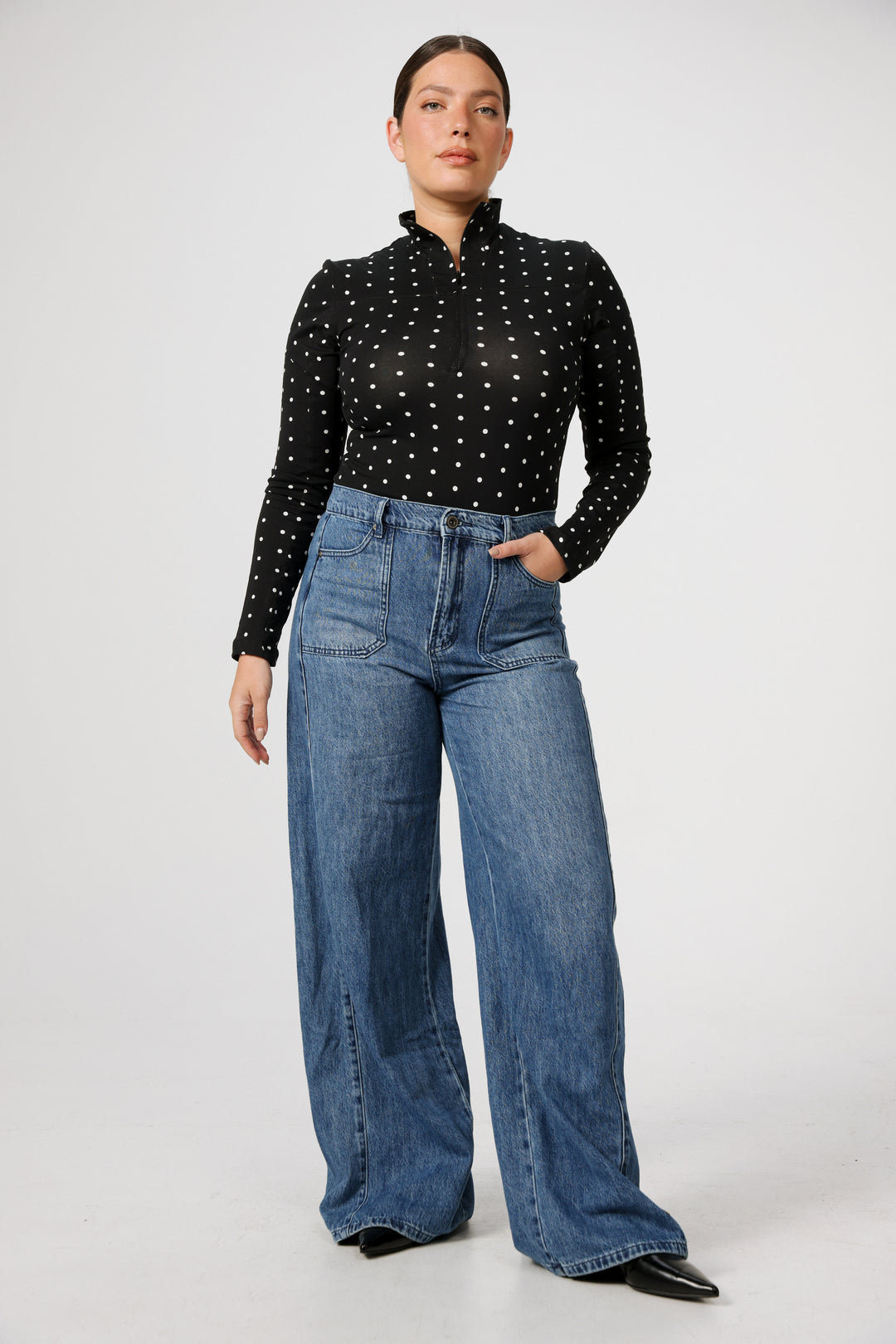 Lovely Black Dots Bodysuit