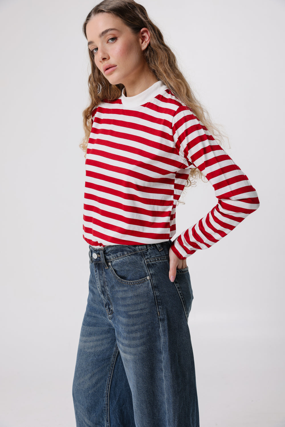 Rebasically Red Stripes Shirt