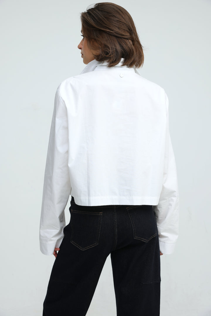 Tied White Shirt
