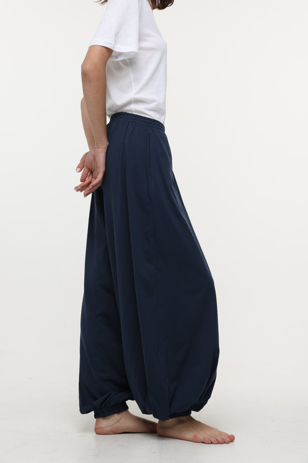 Clean50 Navy Balloon Joggers