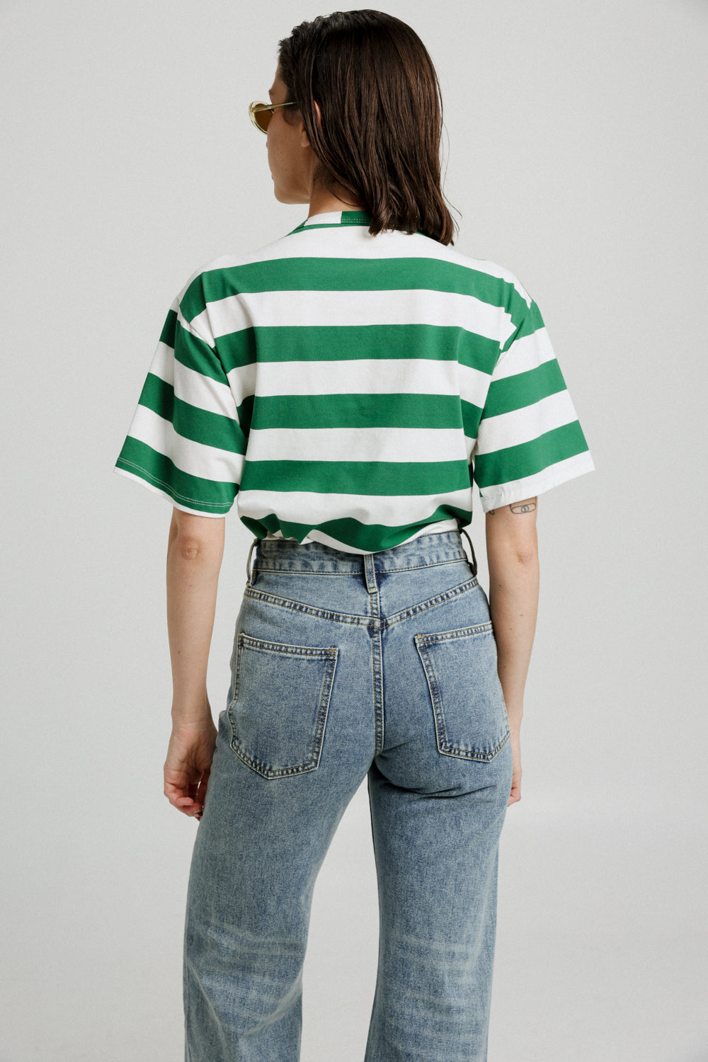 Rock Green Stripes T-Shirt