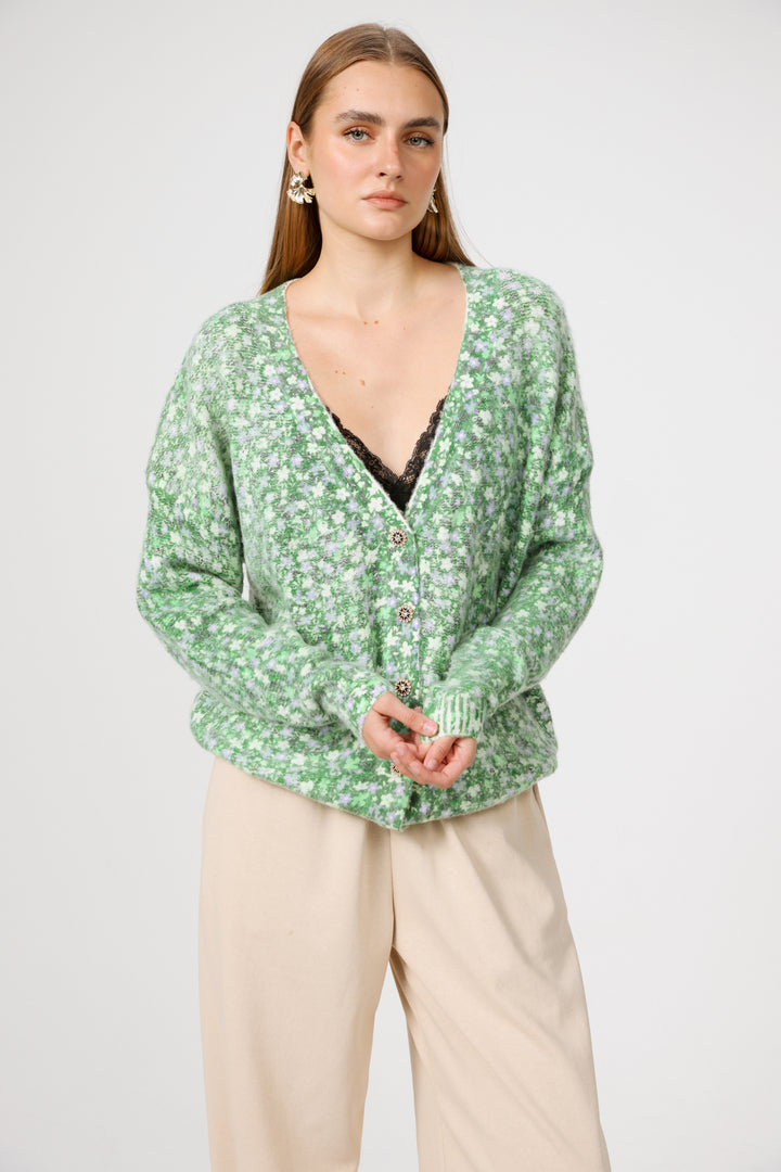 Diary Floral Cardigan