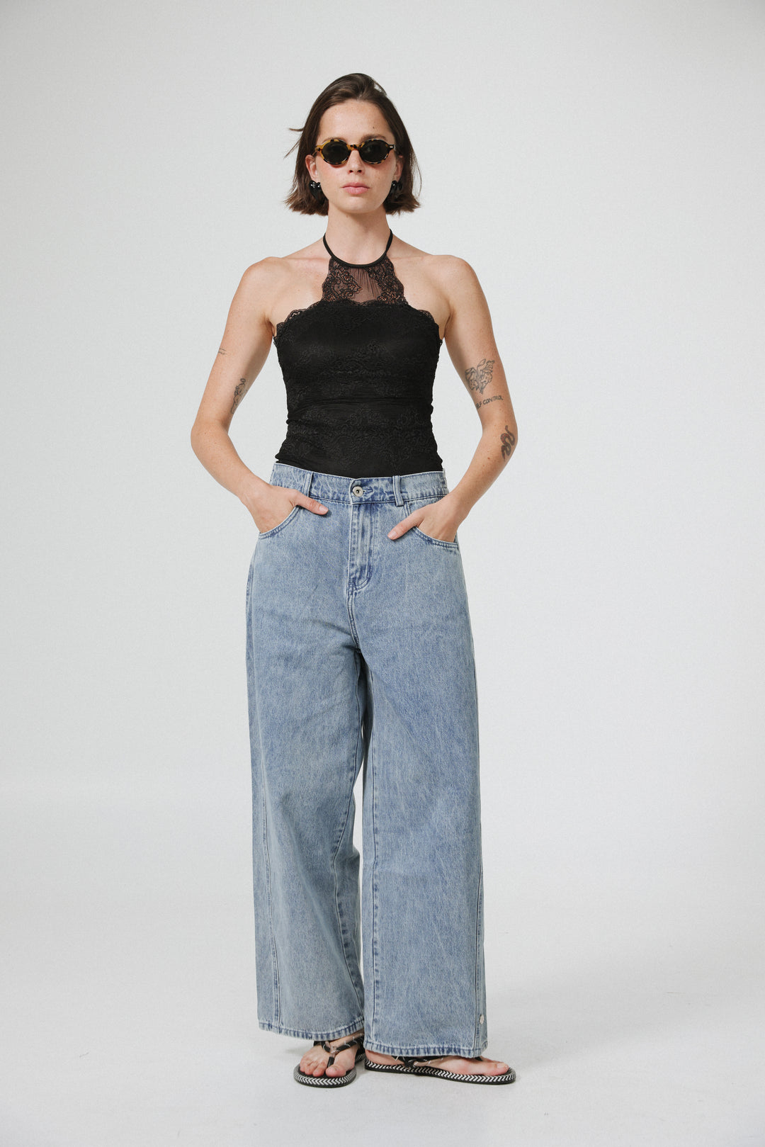 Ask Black Bodysuit