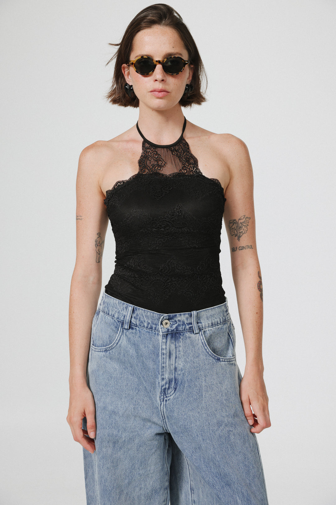 Ask Black Bodysuit
