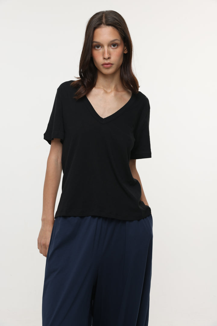 Clean51 Black V T-Shirt