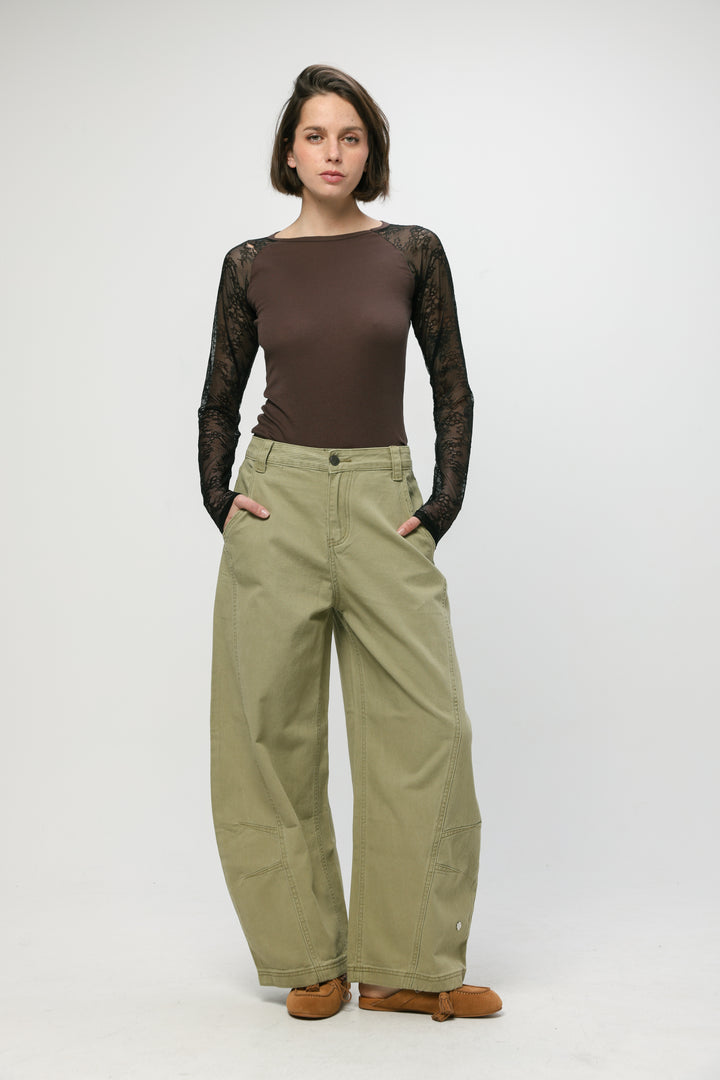 ג'ינס ירוק לאישה Star 123 Light Green Denim