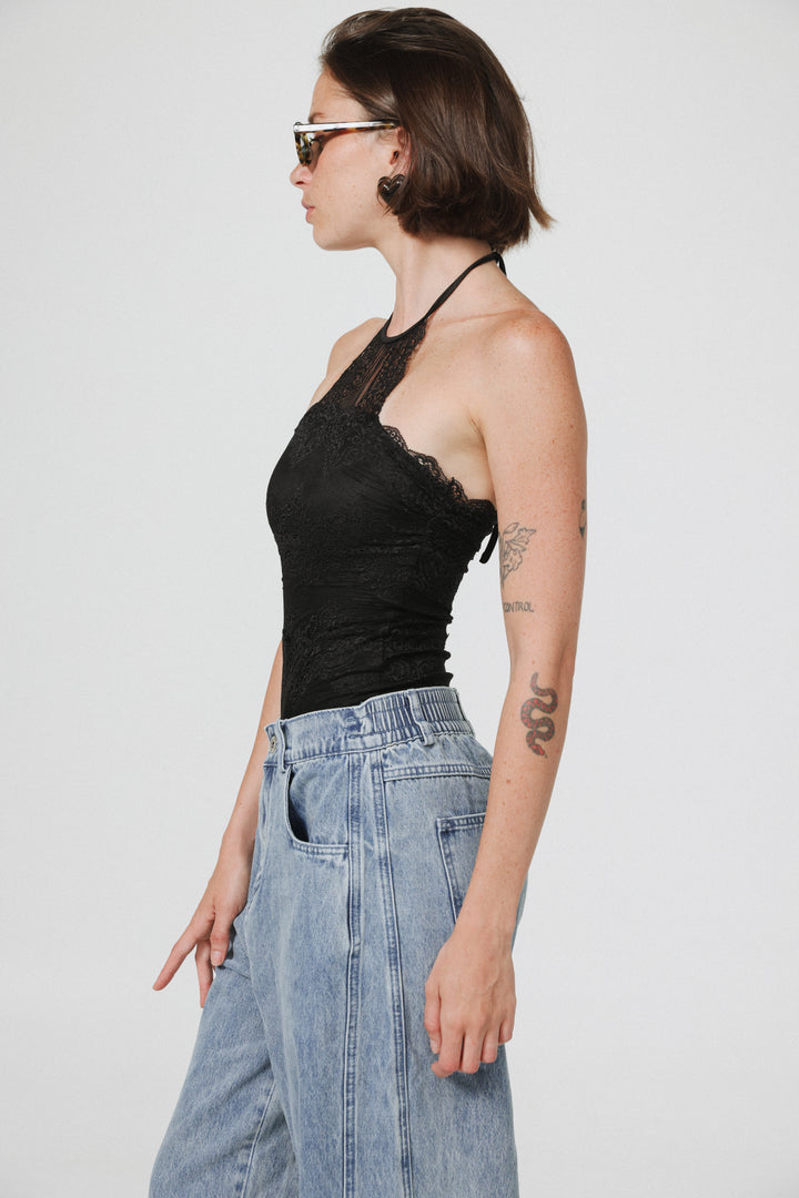 Ask Black Bodysuit