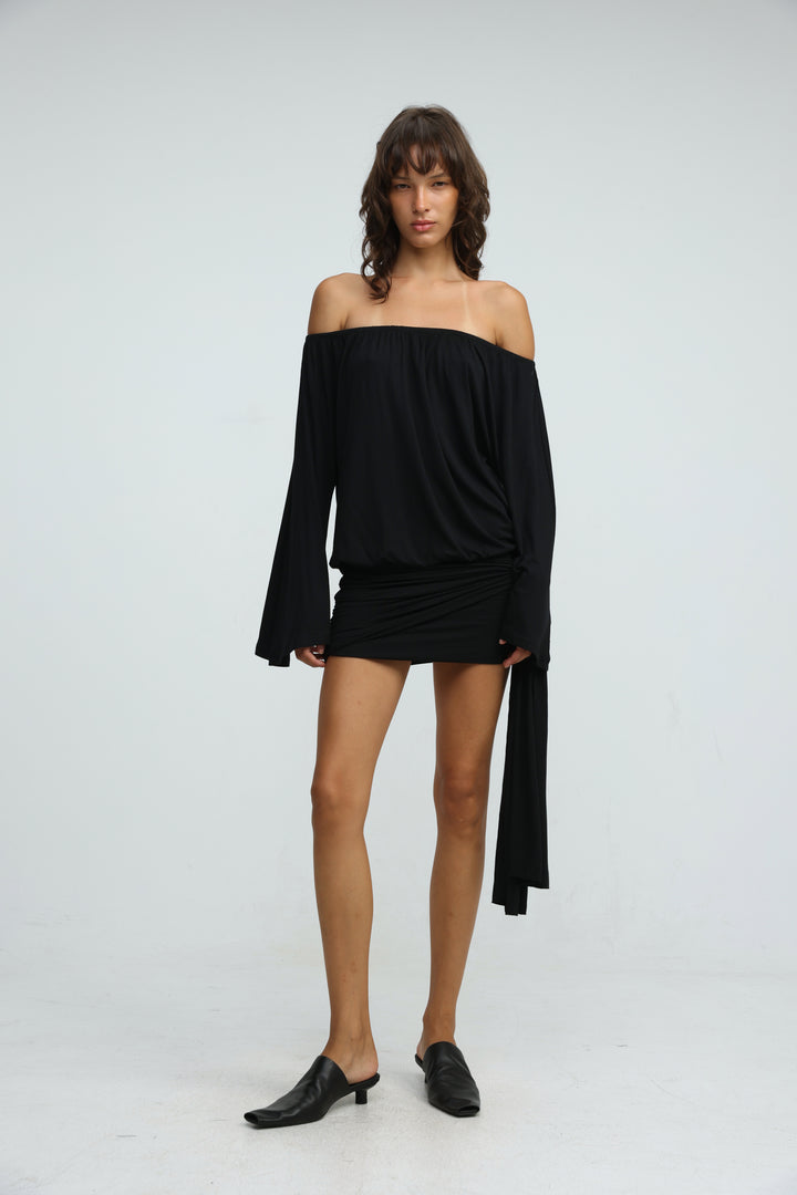 Minuit Black Mini Dress