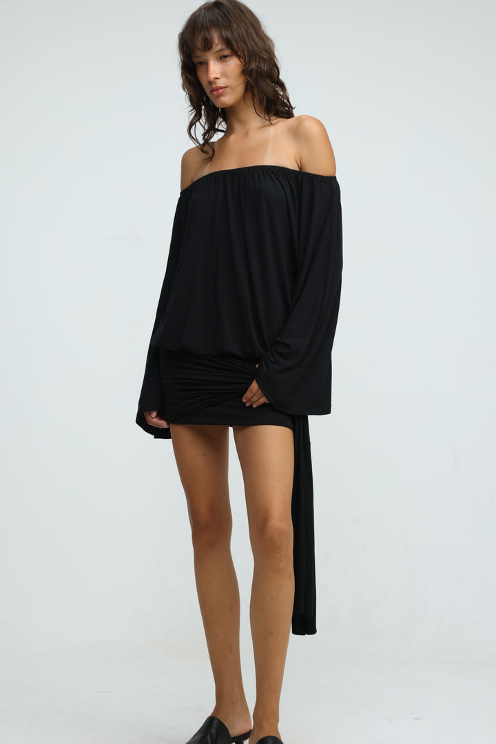 Minuit Black Mini Dress