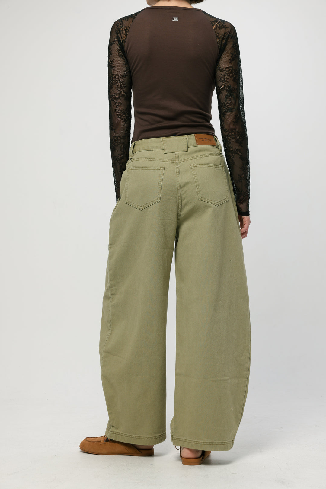 מכנס ג'ינס ירוק גב Star 123 Light Green Denim