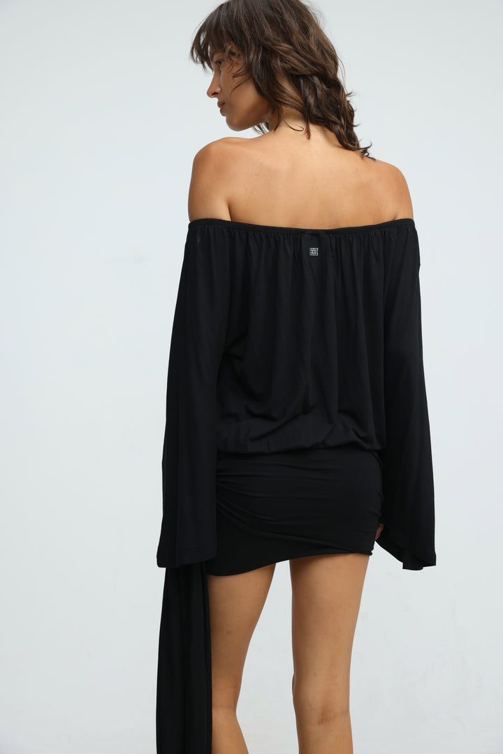 Minuit Black Mini Dress
