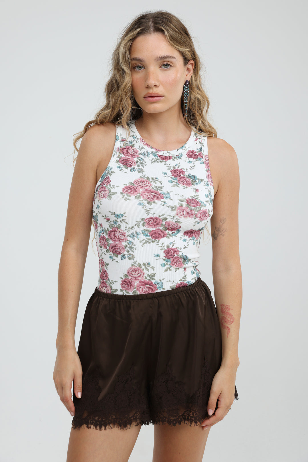 GoldenHour Roses Tank