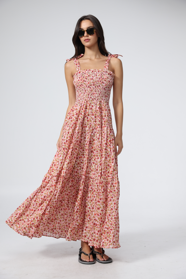 Bell Pink Floral Dress