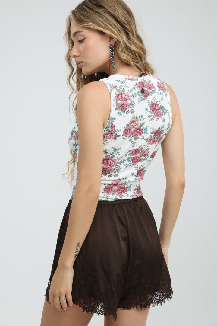 GoldenHour Roses Tank
