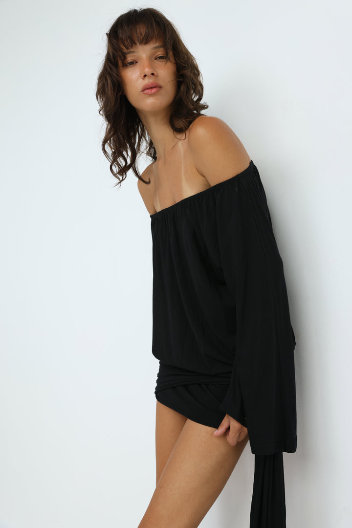 Minuit Black Mini Dress