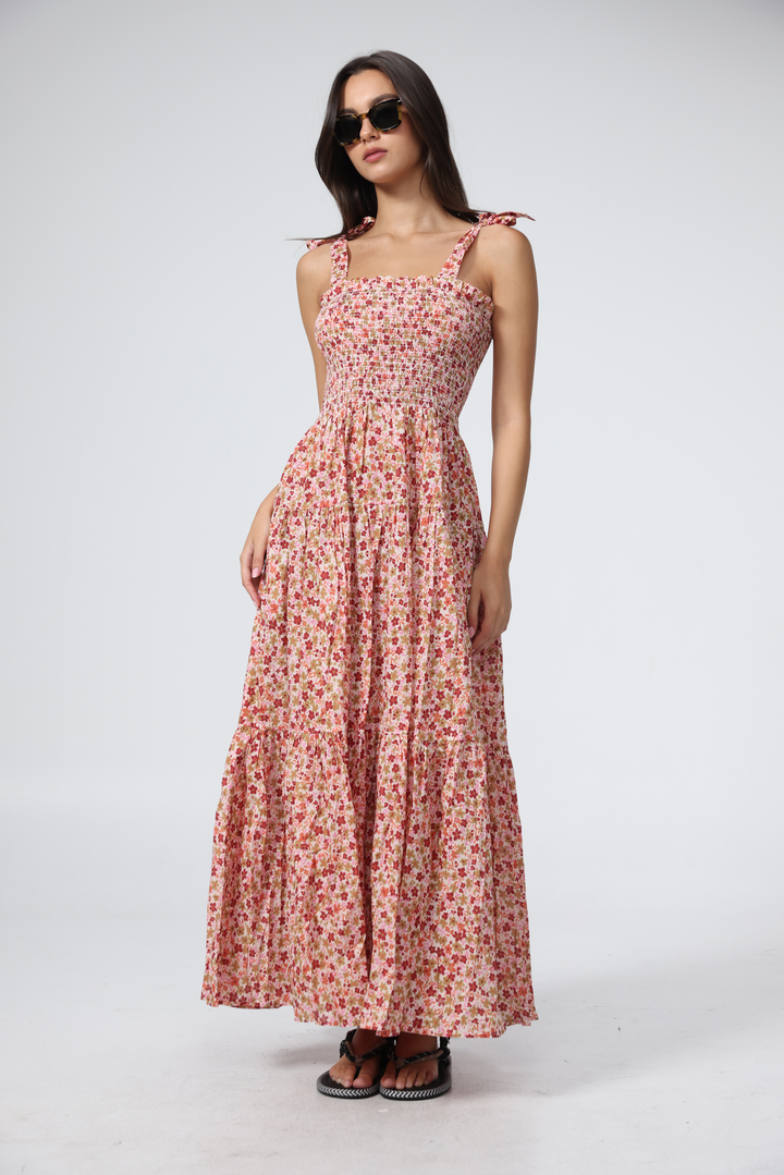 Bell Pink Floral Dress
