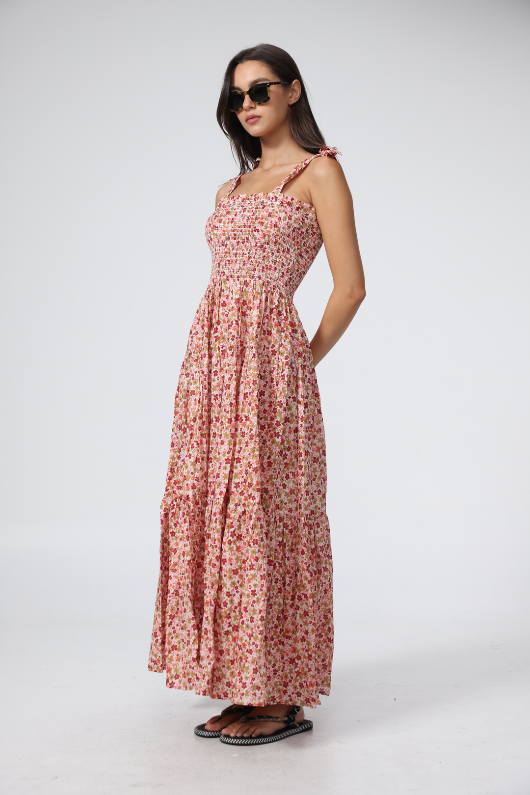 Bell Pink Floral Dress