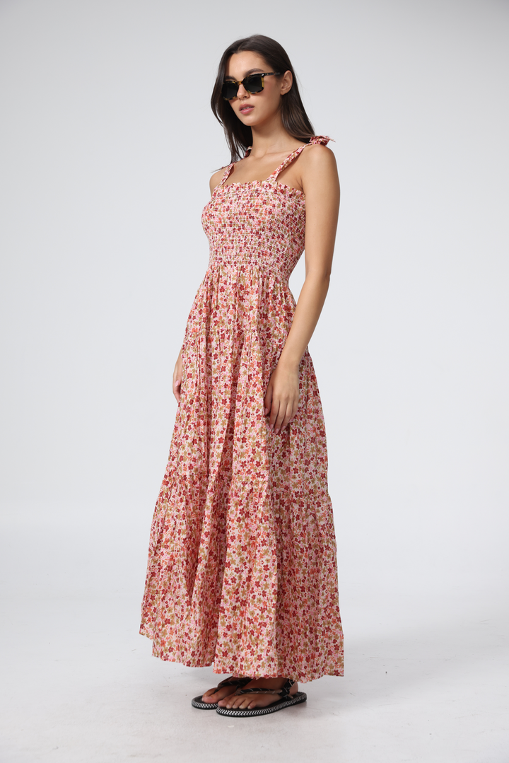 Bell Pink Floral Dress