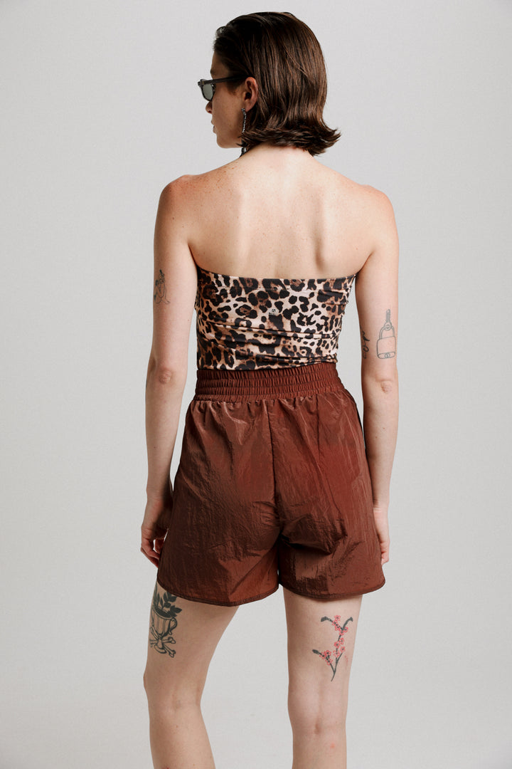 Buni's Brown Nylon Shorts