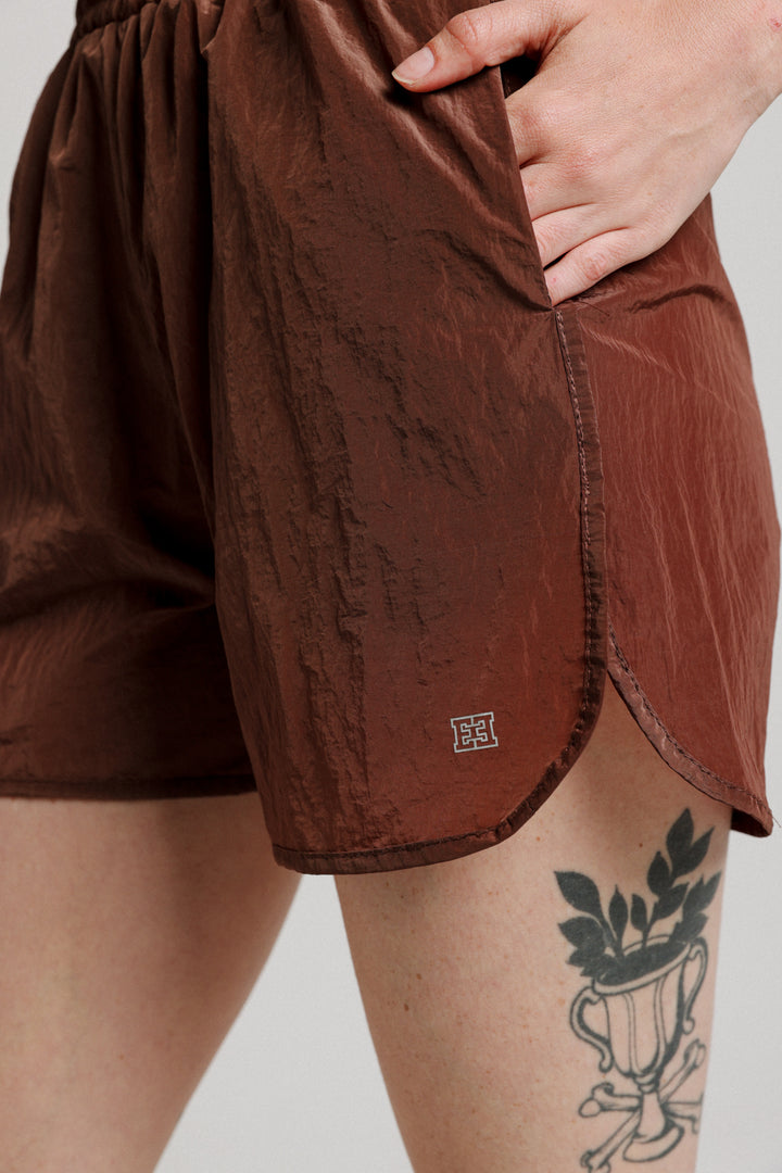 Buni's Brown Nylon Shorts