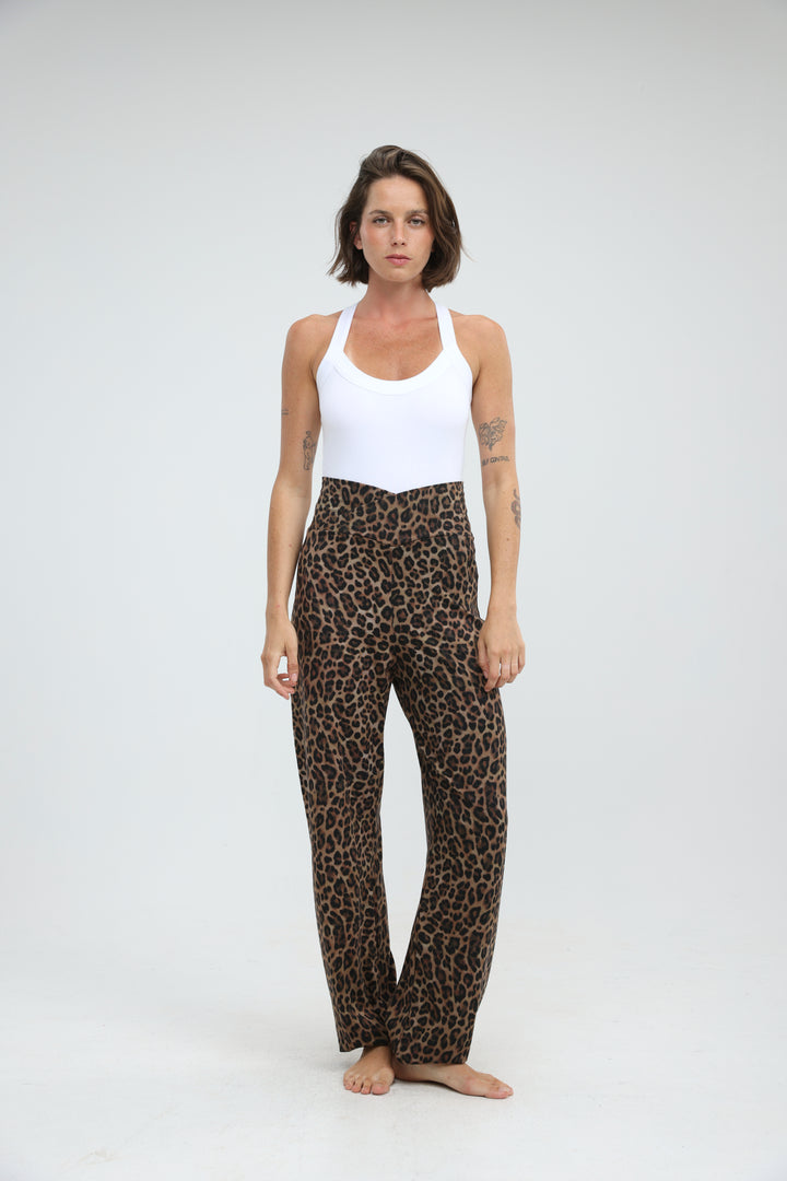 Right Leopard Joggers