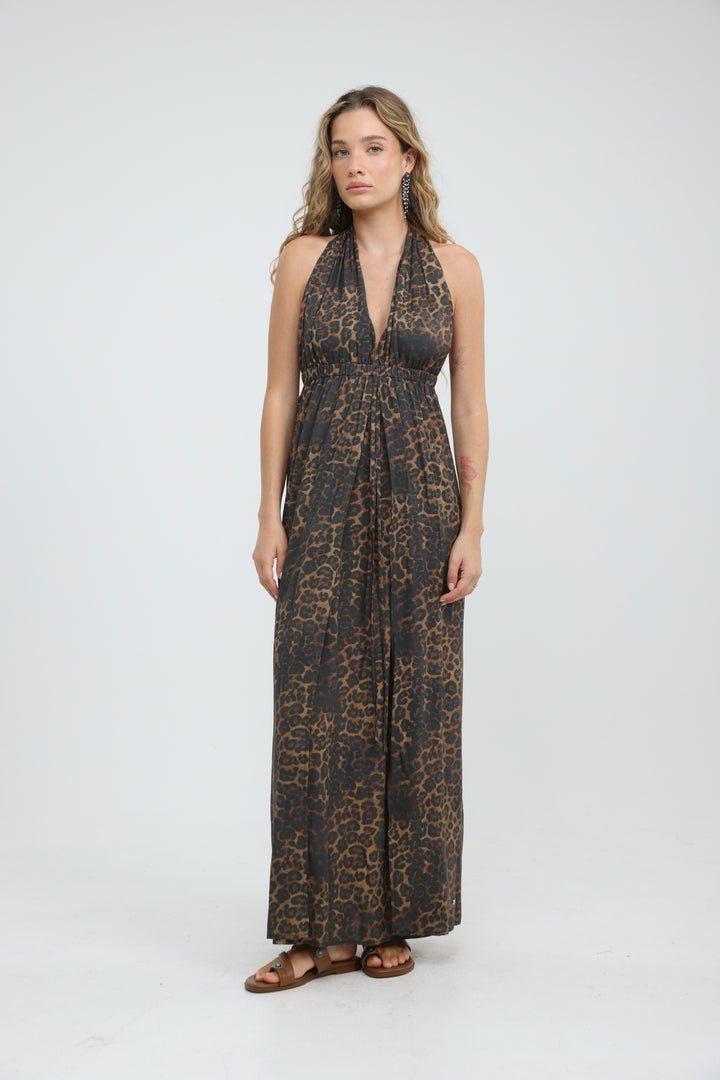 June Leopard Dress