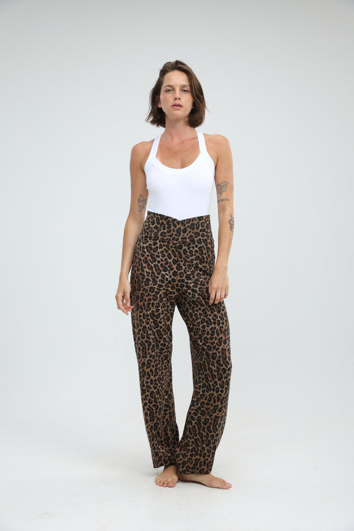 Right Leopard Joggers
