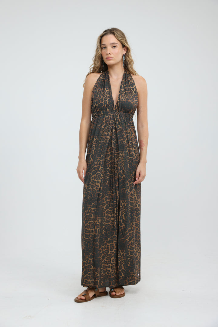 June Leopard Dress