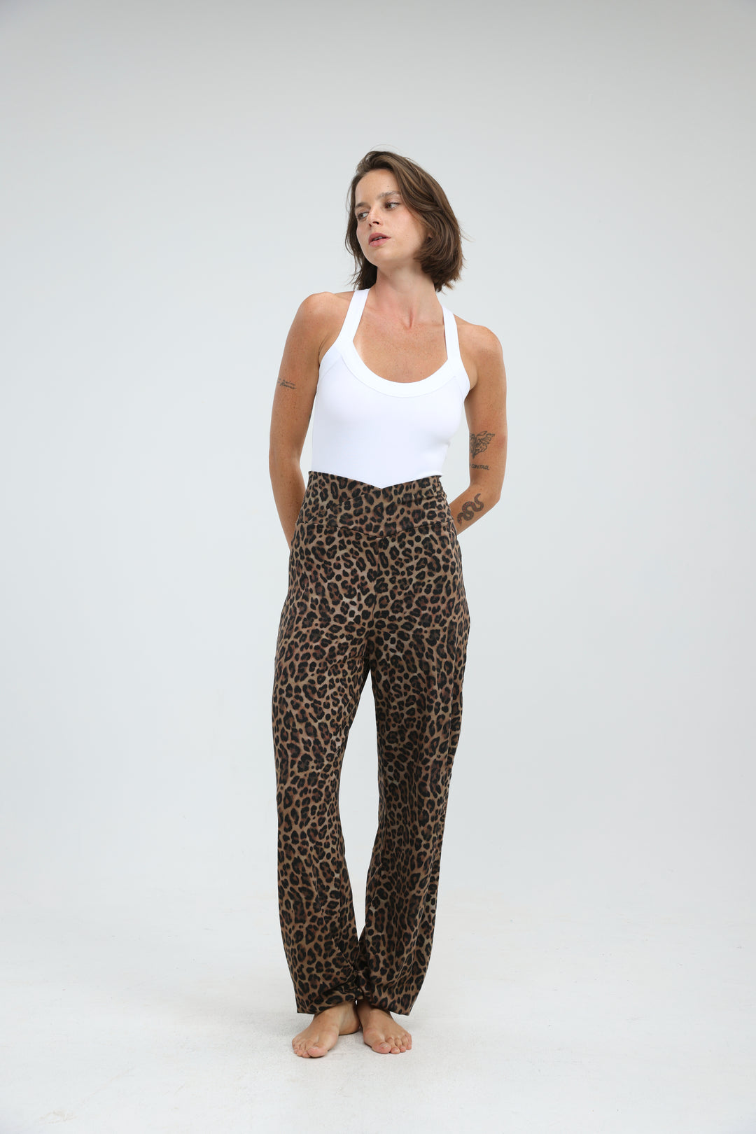 Right Leopard Joggers