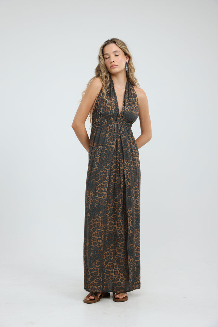 June Leopard Dress