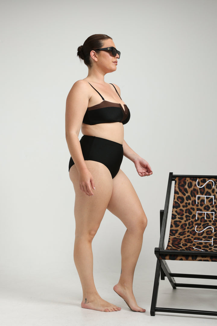 Alpha Black Bikini Bottoms