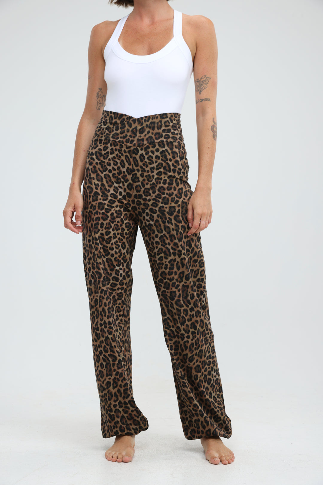 Right Leopard Joggers