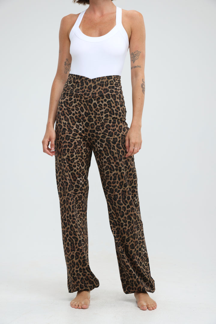 Right Leopard Joggers