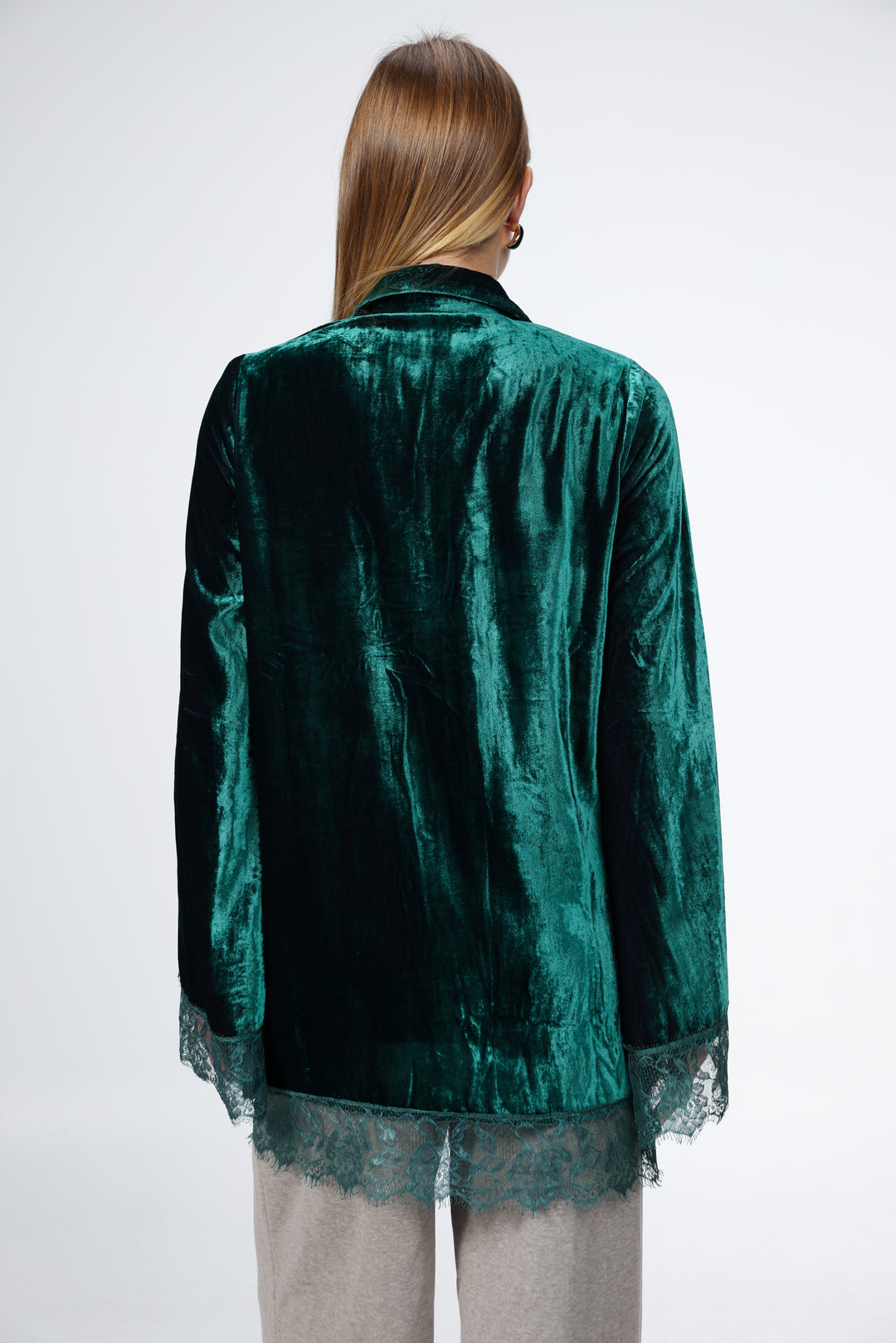 DNA Green Velvet Blazer