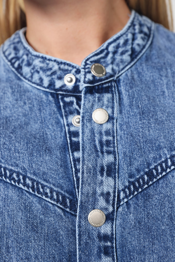 Star 805 Blue Denim Jumpsuit