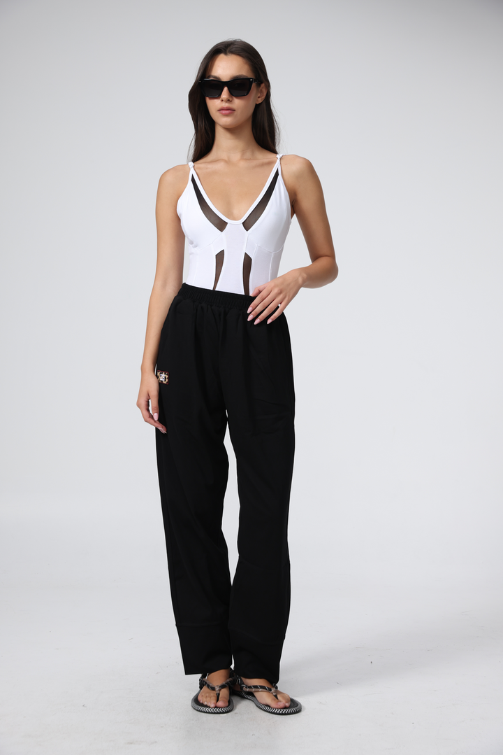 Combo White Mesh Bodysuit